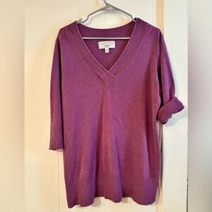Purple Acrylic Avenue Sweater Size 18/20